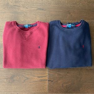 Ralph Lauren Polo Sweatshirts - Large - Bundle of 2